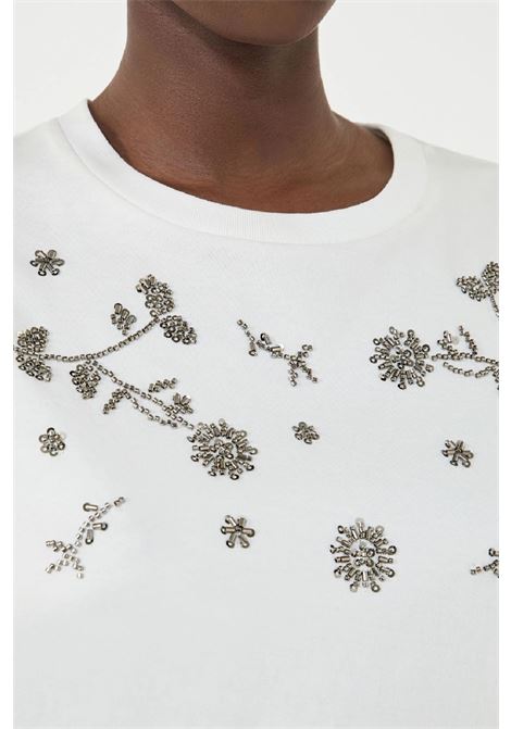 t-shirt in cotone con applicazioni MAX MARA WEEKEND | 2615971061600003